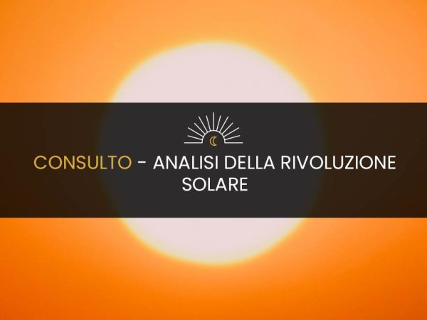 Consulti Live Astrology - Analisi della Rivoluzione Solare